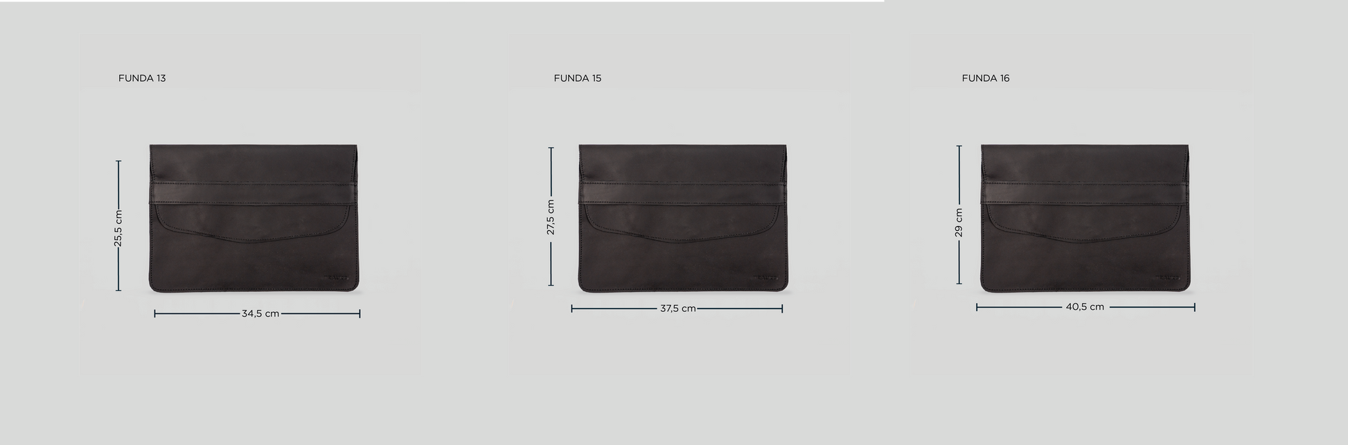 Funda Notebook Bilbao Negro - Trauko