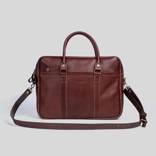 Maletín Zurich Castaño