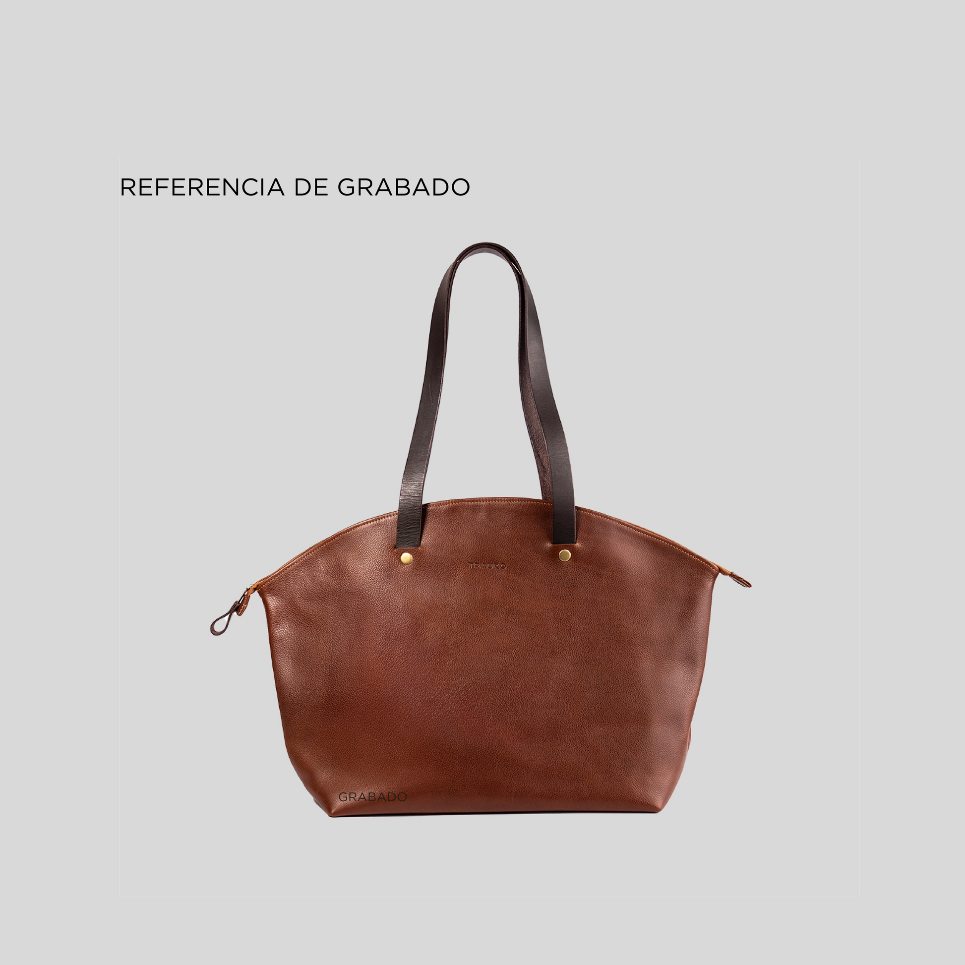 Cartera Capri Castaño - Trauko