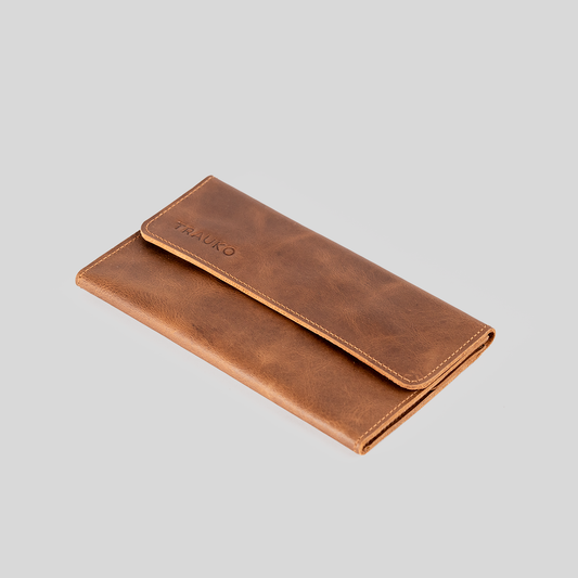 Tabaquera de Cuero Café - Trauko