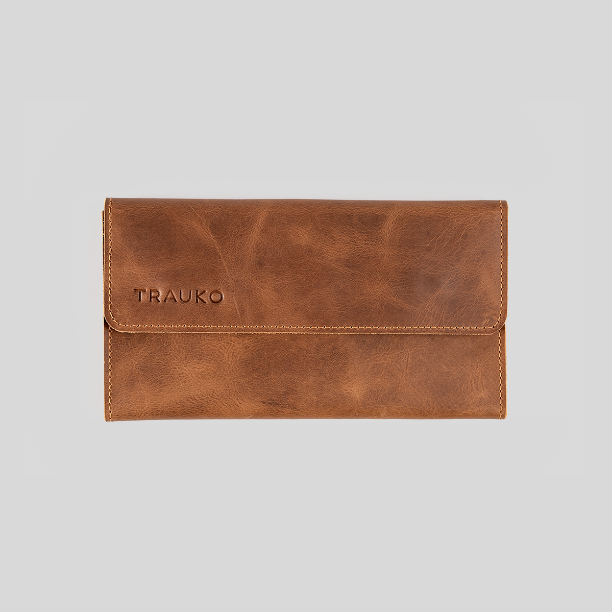 Tabaquera de Cuero Café - Trauko