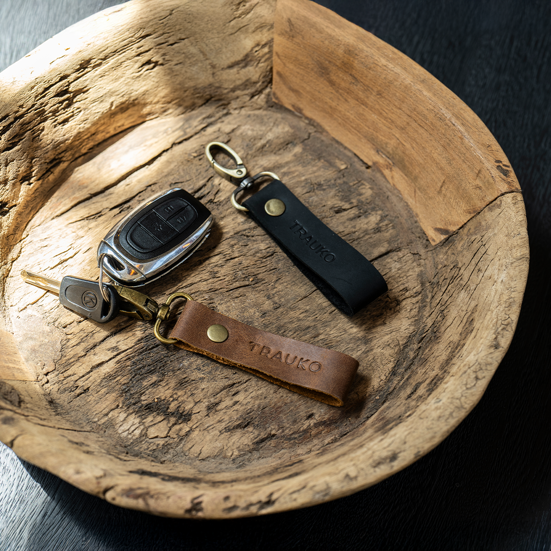 Llavero de Cuero Animal Print - Trauko