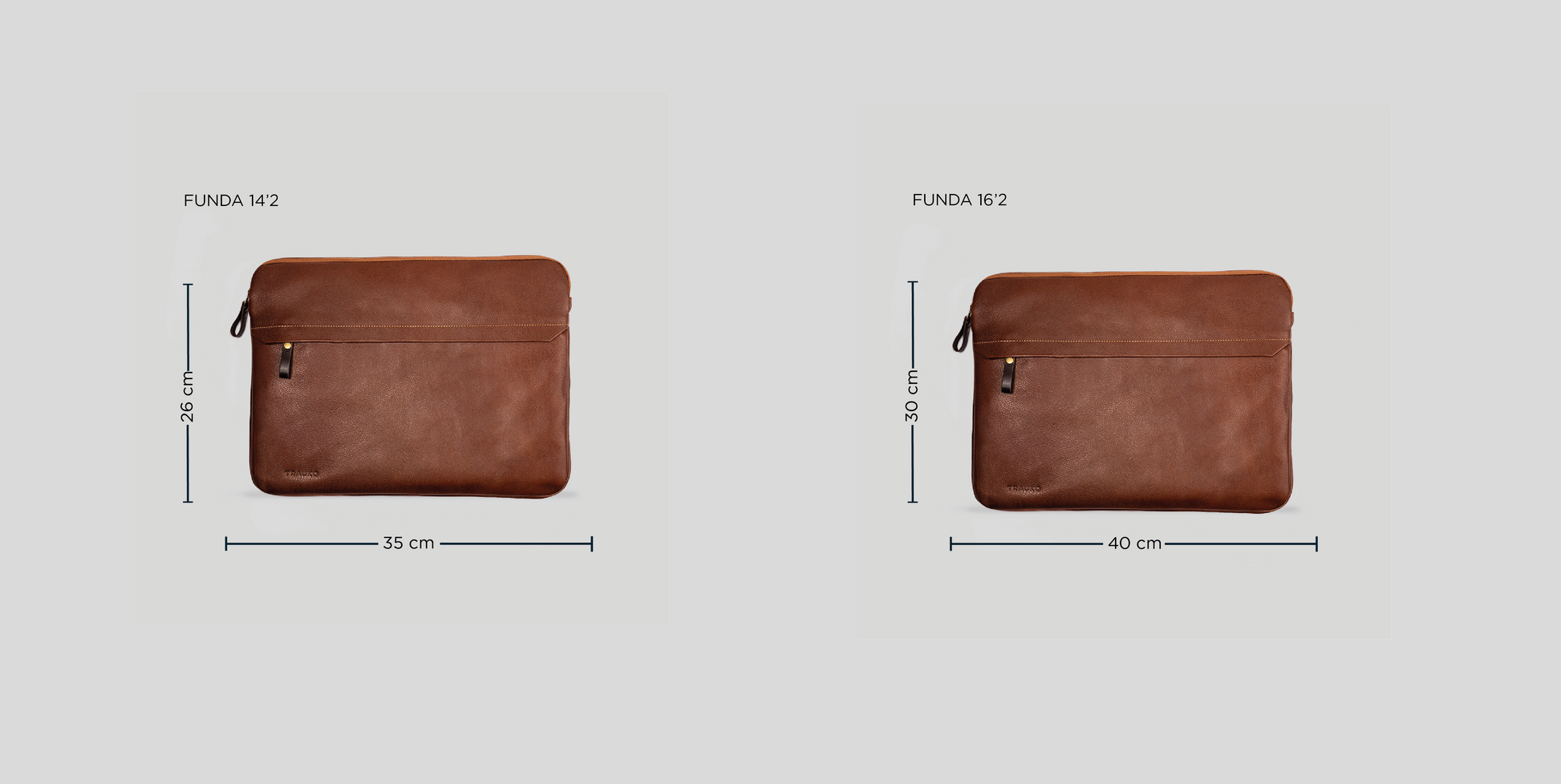 Funda Notebook Zagreb Castaño - Trauko