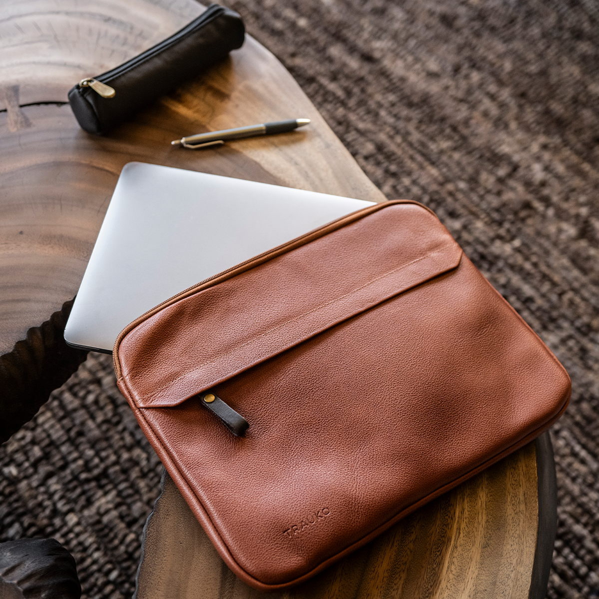 Funda Notebook Zagreb Cognac - Trauko