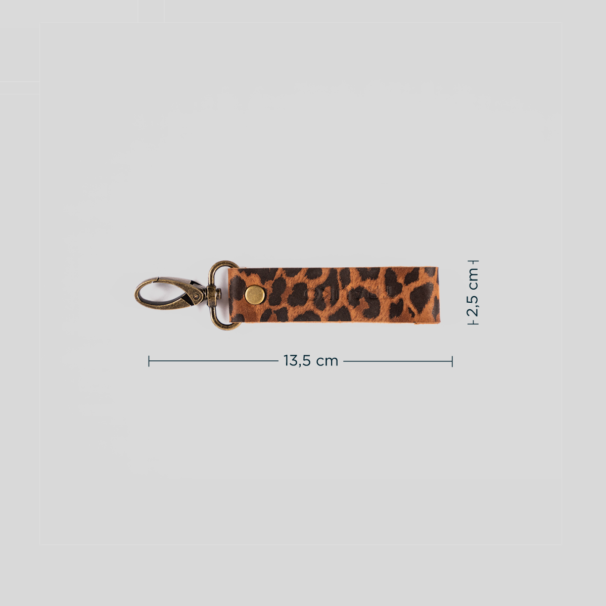 Llavero de Cuero Animal Print - Trauko