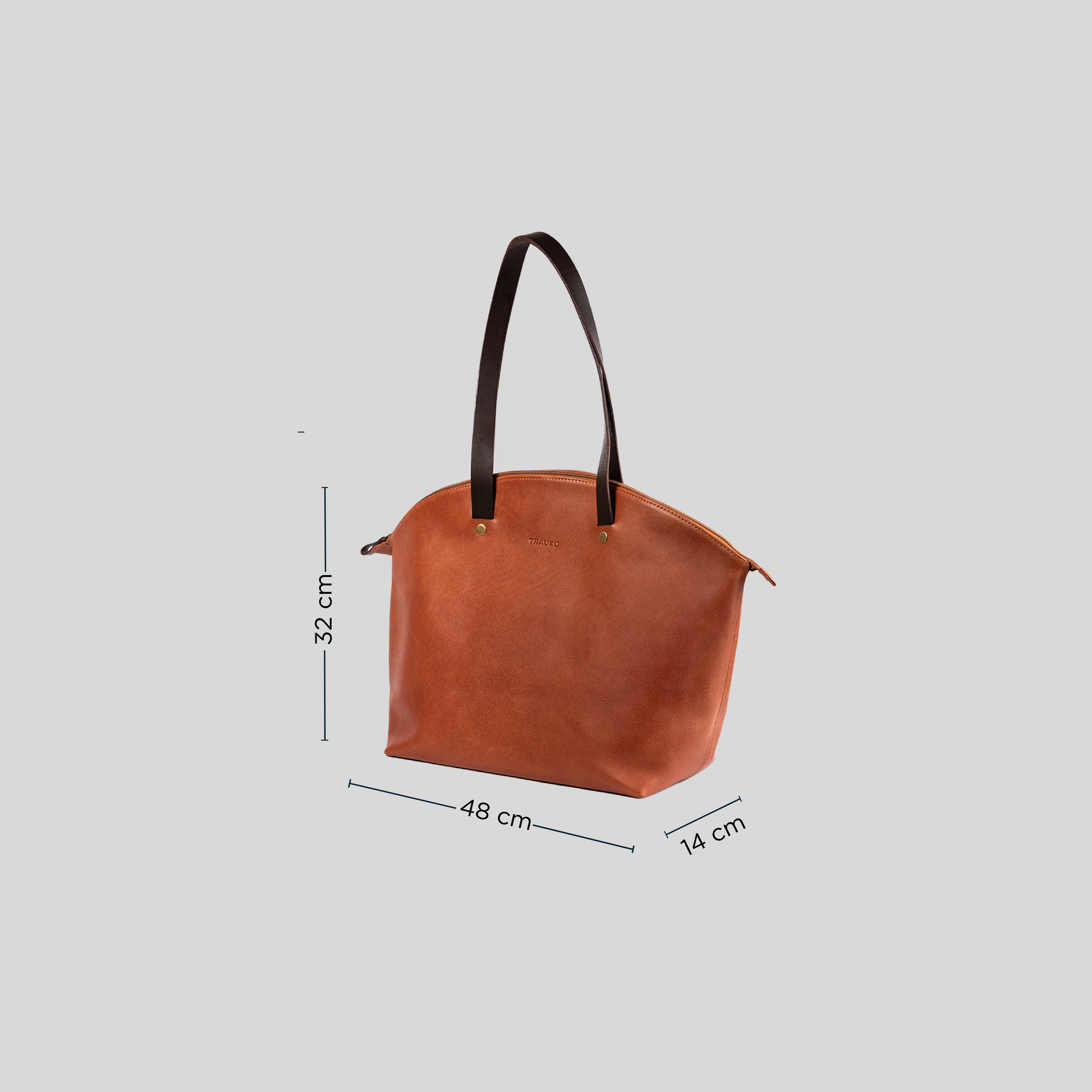 Cartera Capri  Cognac - Trauko