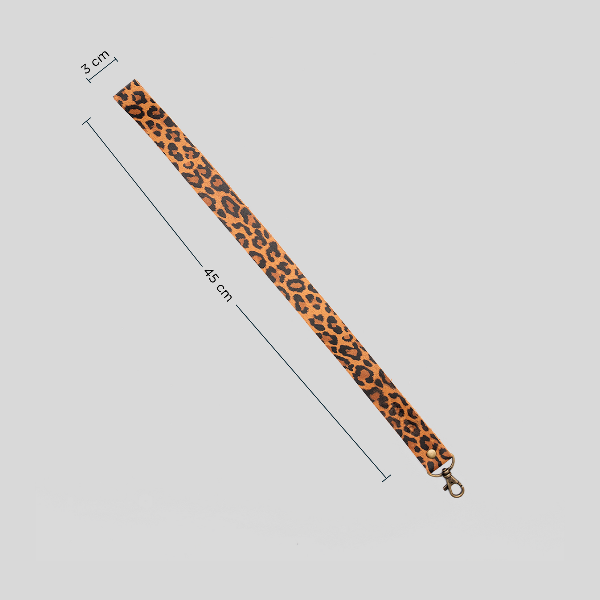 Lanyard de Cuero Animal Print - Trauko
