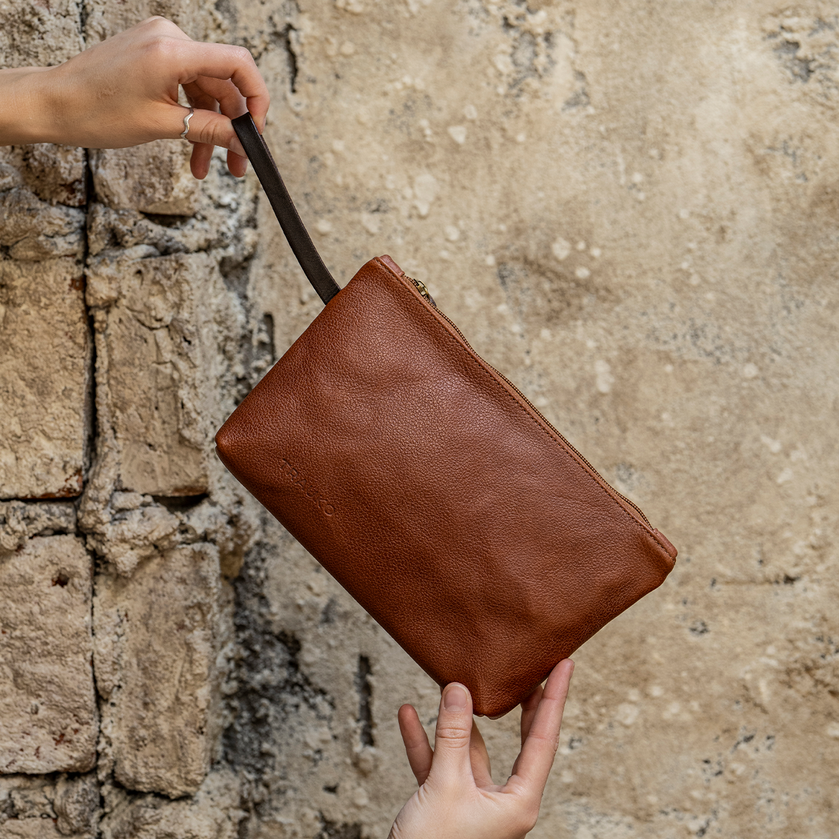 Neceser Praga Cognac - Trauko