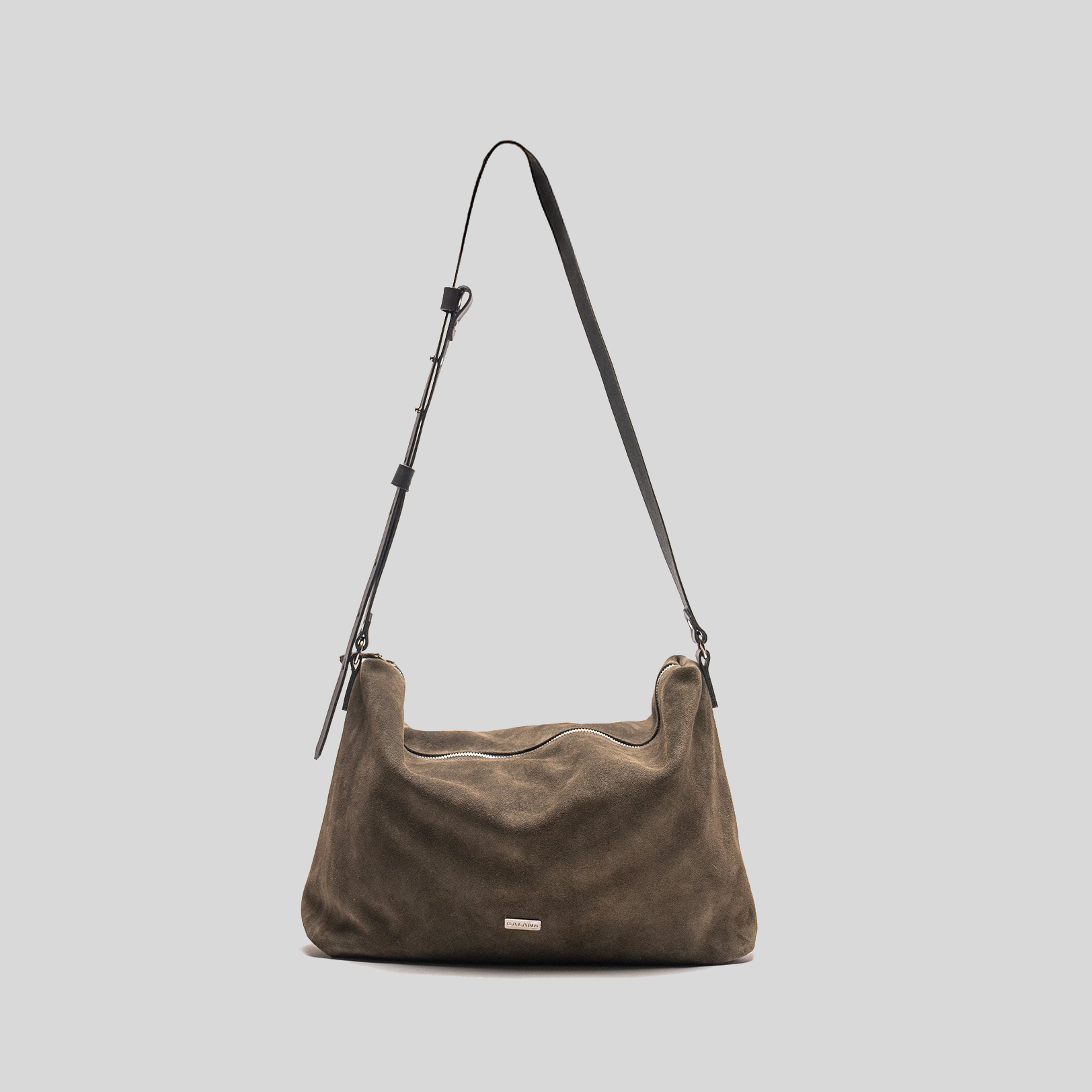 Cartera Peonía L Musgo