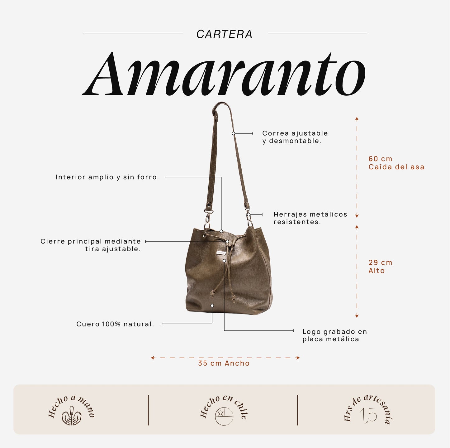 Cartera Amaranto Verde