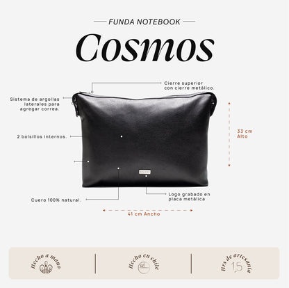 Funda Notebook Cosmos Negro