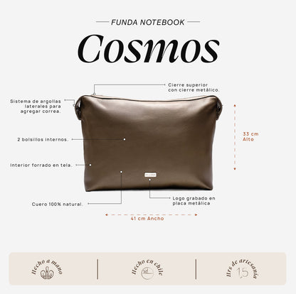 Funda Notebook Cosmos Verde