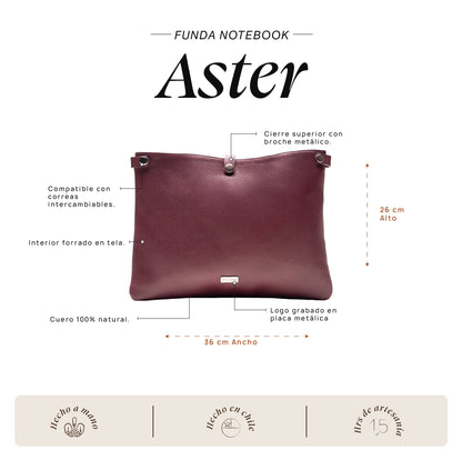 Funda Notebook Aster Cherry