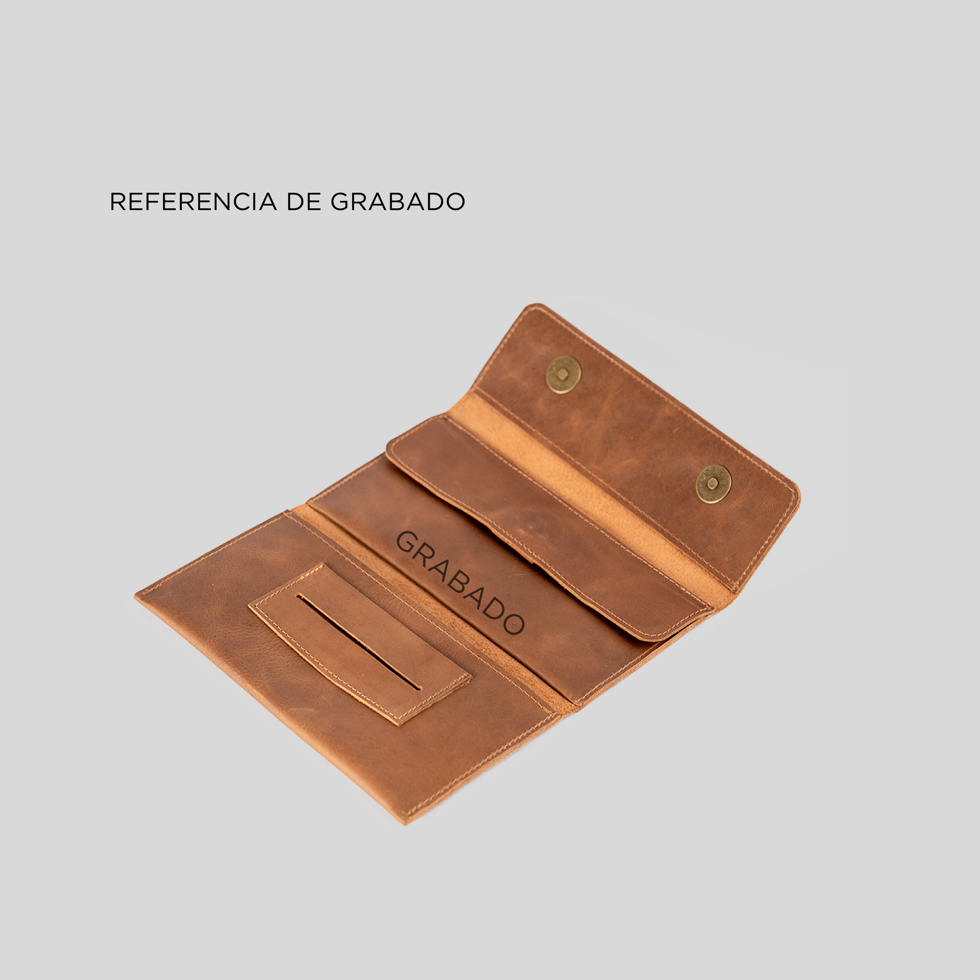 Tabaquera de Cuero Café - Trauko