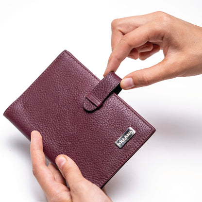 Portapasaporte Hibisco Moca